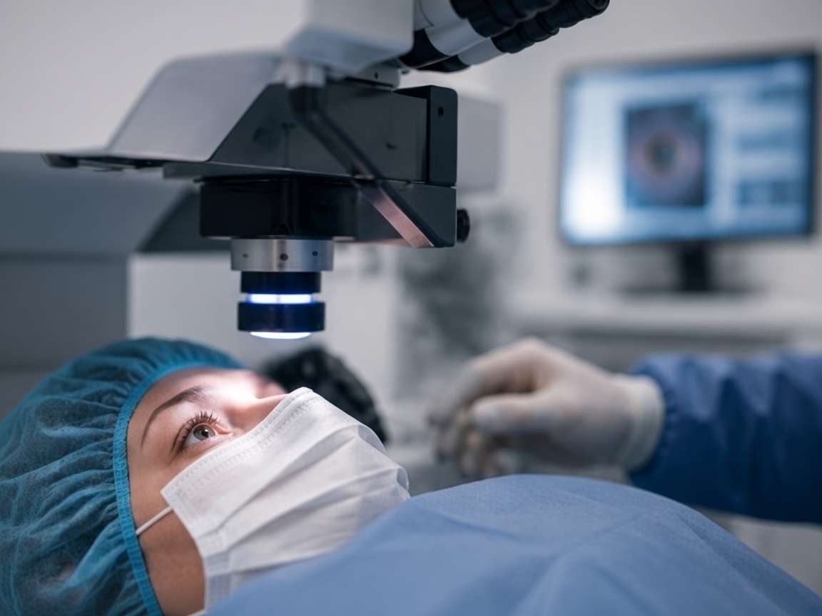 جراحة العيون بالليزر توضّح كيف يعيد تصحيح النظر تشكيل القرنية