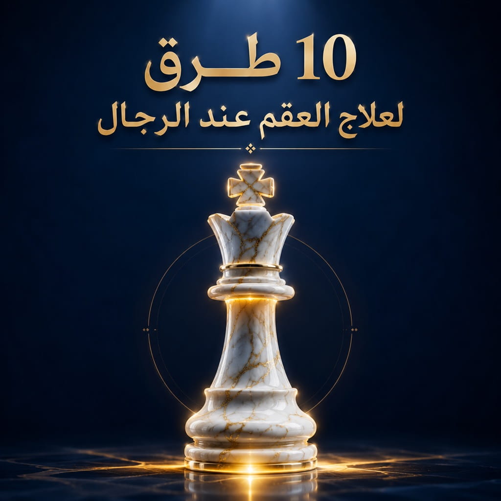 تصميم توعوي حول طرق علاج العقم عند الرجال وتحسين الخصوبة باستخدام أحدث التقنيات الطبية.