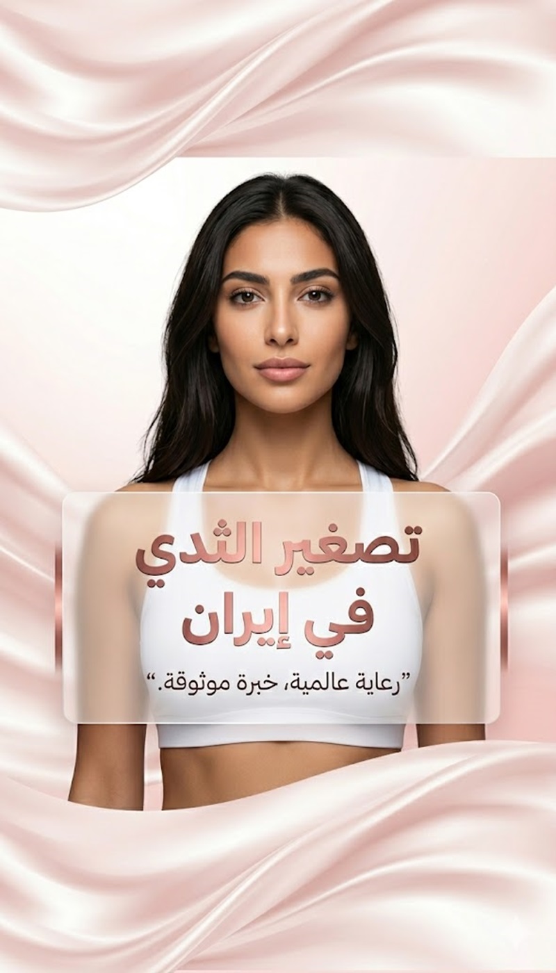 امرأة تظهر نتائج طبيعية ومتناسقة بعد عملية تصغير الثدي في إيران مع سريتامد.