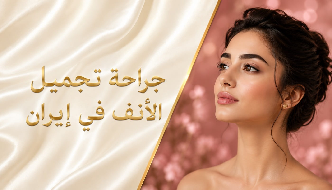 مريضة بعد جراحة تجميل الأنف في إيران ضمن خدمات سريتامد الطبية