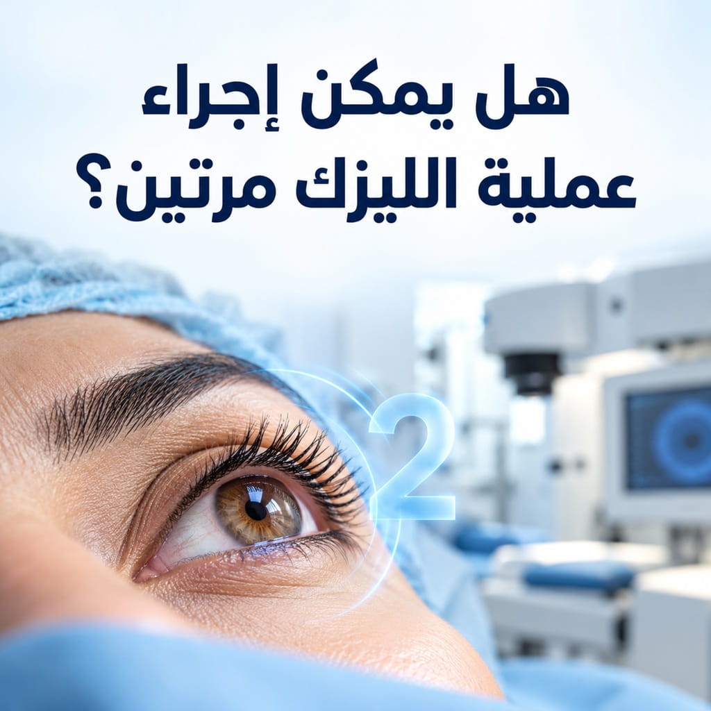 هل يمكن إجراء عملية الليزك مرتين؟