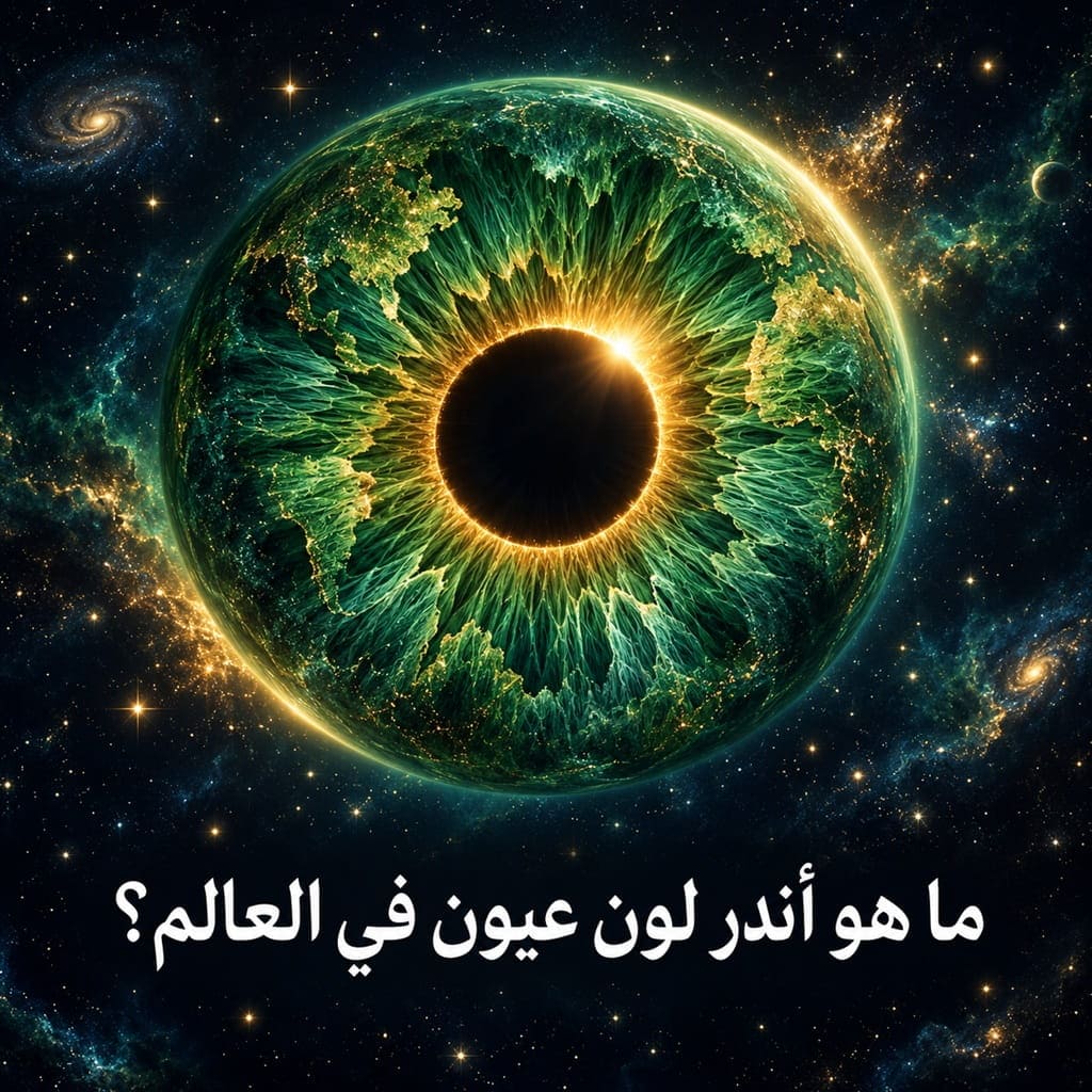 ما هو أندر لون عيون في العالم؟