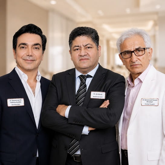 Multidisciplinary Ceritamed medical team supporting international patients.