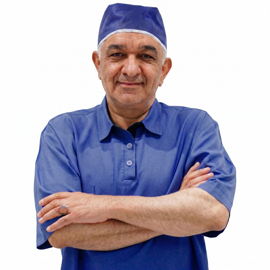 Portrait of Dr. Mahmoud Jabbarvand, experienced eye surgeon and ophthalmologist in Iran.